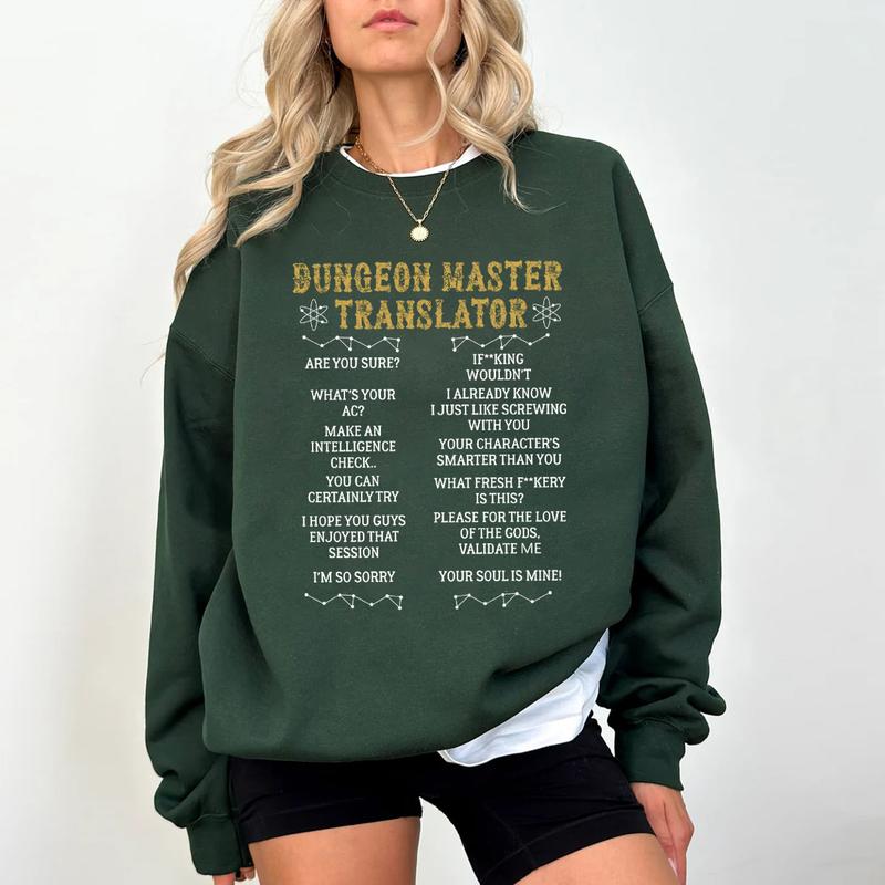 Dungeon Master Translator Shirt, Dungeons and Dragons Shirt,  DND Shirt, Sleeping With the Dungeon Master Shirt, Dnd Houses And Humans Parody Dungeons