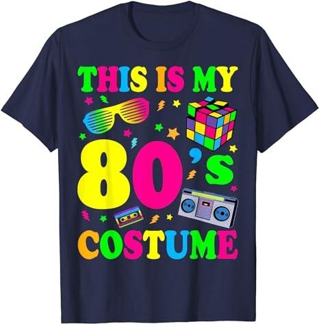This Is My 80s Costume T-Shirt 80's 90's Party T-Shirt