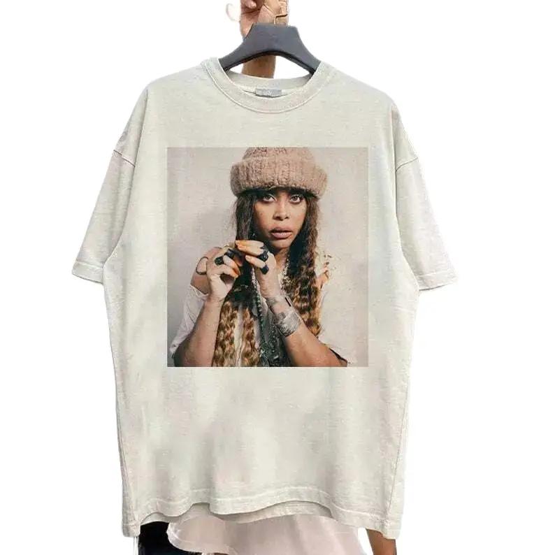 90s Erykah Badu Tshirt, Erykah Badu Gift For Men Women Tshirt S-5XL KH3705 Cotton Menswear Cotton Menswear