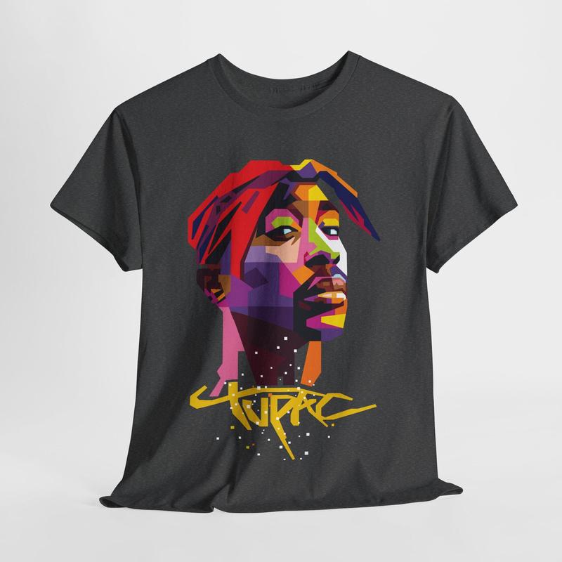 Gangster Gangsta Rapper Hip Hop Artist 2pac Shirt, Tu Pac La West Coast Side Music Album Band, Unisex Short Sleeve Tee