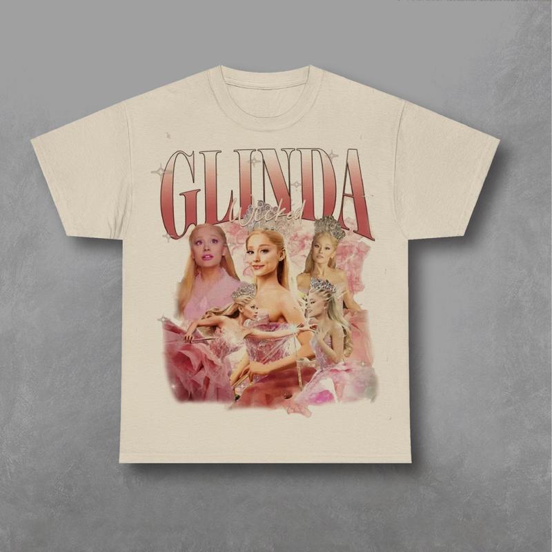 Glinda Wicked Shirt, Glinda The Good Shirt, Wizard Of Oz Witch Pink And Green Tee, Wicked Tee Unisex Graphic Cotton Tops