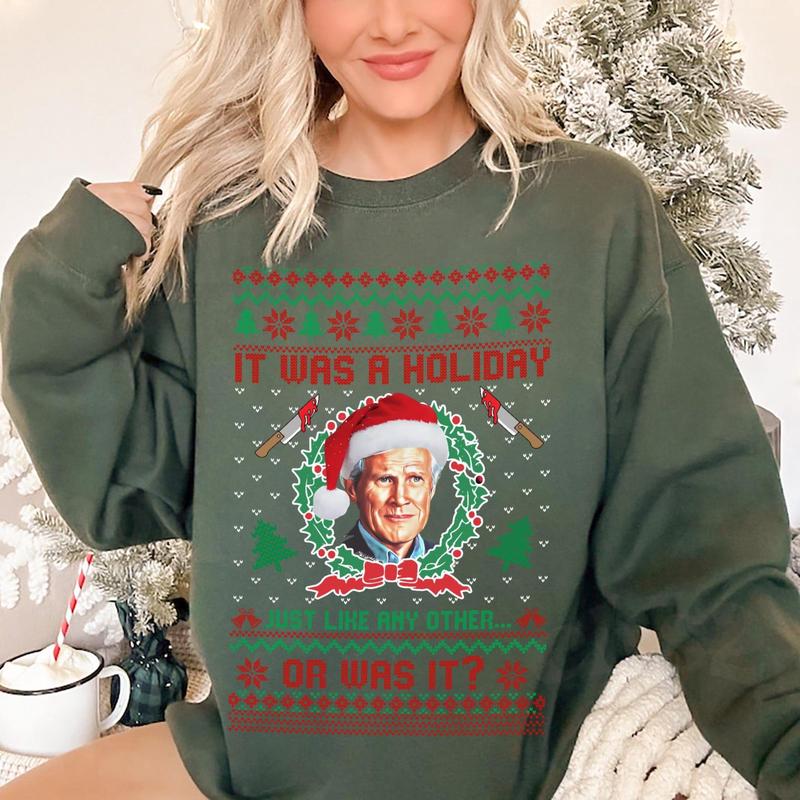 True Crime Ugly Sweater ,Keith Morrison Christmas Sweater ,Christmas Party Funny Shirt, True Crime Christmas Ugly Shirt