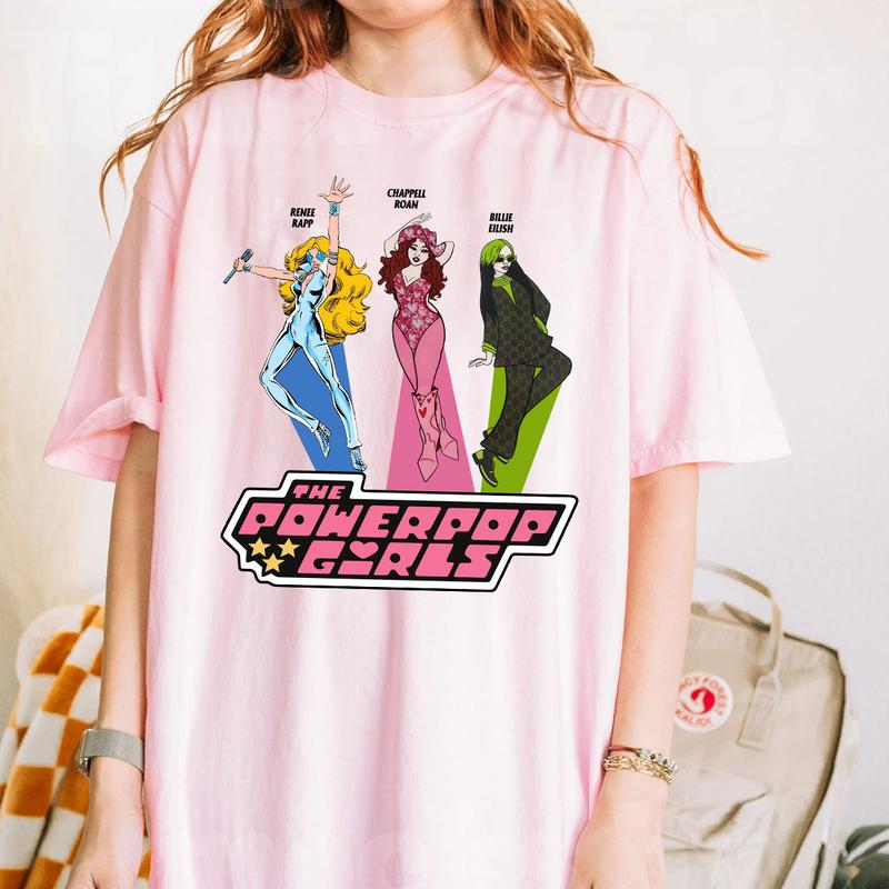 Chappell Powerpop Girls T-Shirt Sweatshirt, Chappell Music Sweatshirt Comfort