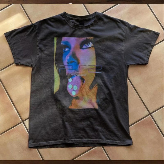 Vintage Playstation Ad Campaign Tee - Y2k Gaming T-Shirt S-5XL, Comfort Colors, Vintage Graphic Tee, Music Tour Tee, Graphic Single Rap Hop Hip