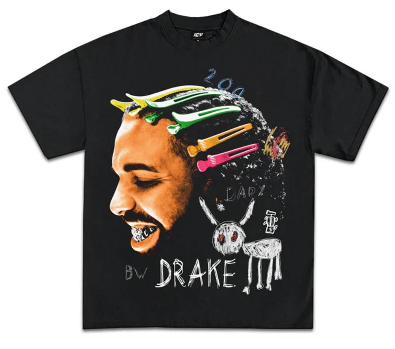 Drake For All The Dogs Graphic Tee Hip-Hop Iconography and Canine Charm in Every Thread! vintage  graphic