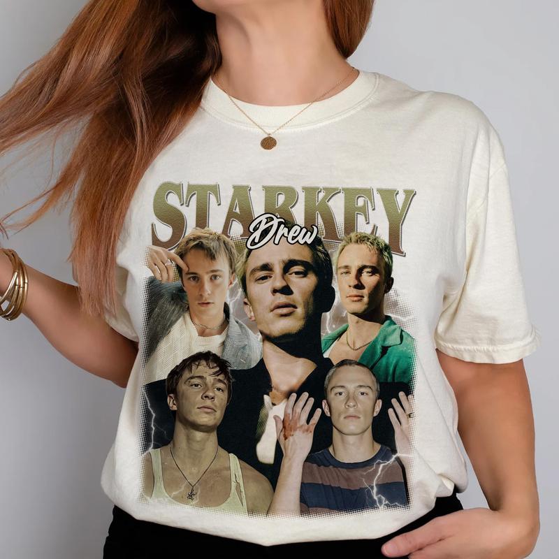 Drew Starkey Vintage T-Shirt, Rafe Cameron Outer Banks, Outer Banks Tee, 90s Vintage Shirt Clothing Fit Fabric Top Streetwear