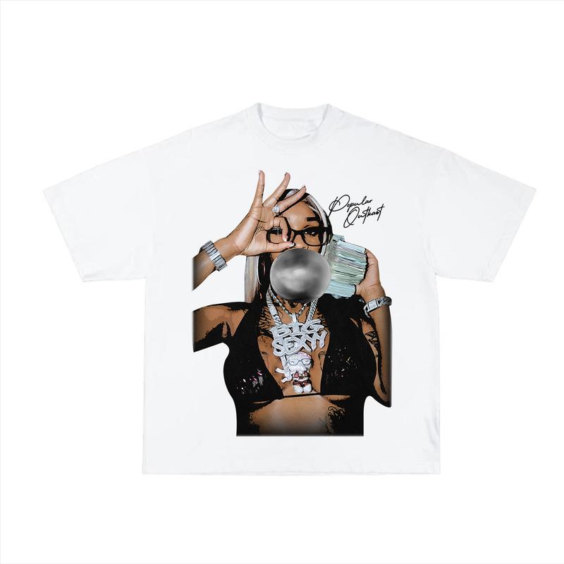 Sexxy Reddd Bubble Gum Big Face Graphic Rap Tee Shirt