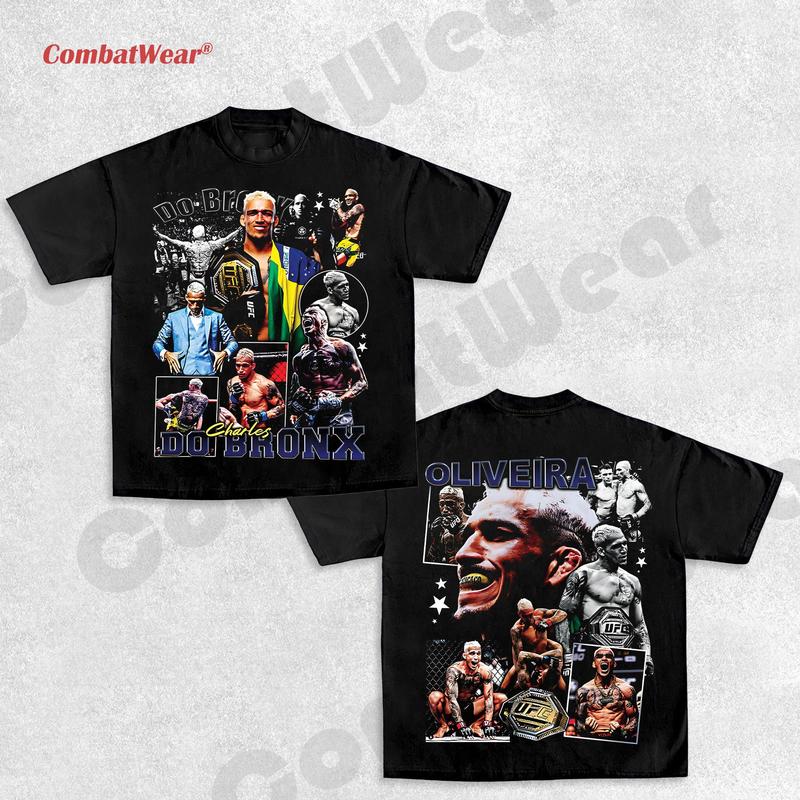 OLIVEIRA-DO BRONX TEE ,Boxing T-shirt, Fighter Tee, Boxer Shirt, Sports Shirt, Vintage Boxing Tee, Graphic Boxing Champ T-Shirt Hoodie Streetwear