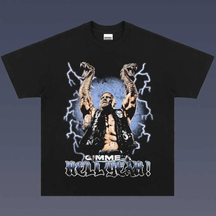 Stone Cold Doube Sided Vintage Tee, Stone Cold T-Shirt, WWE Shirt, Vintage Graphic Tees, Unisex Wrestler Shirt Top Menswear Womenswear Streetwear
