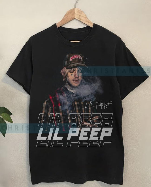 Lil Peep Shirt, Retro Lil Peep Fan Gift shirt, Lil Peep Shirt, Lil Peep music shirt , Rap Hip Hop Tee Gift for men women unisex tshirt - Unisex T-Shir