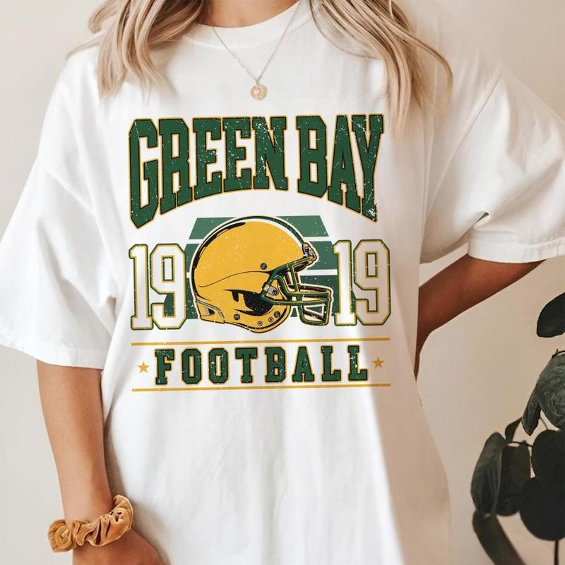 For Fan Green Bay Football Gift with Vintage Style Green Bay Shirt
