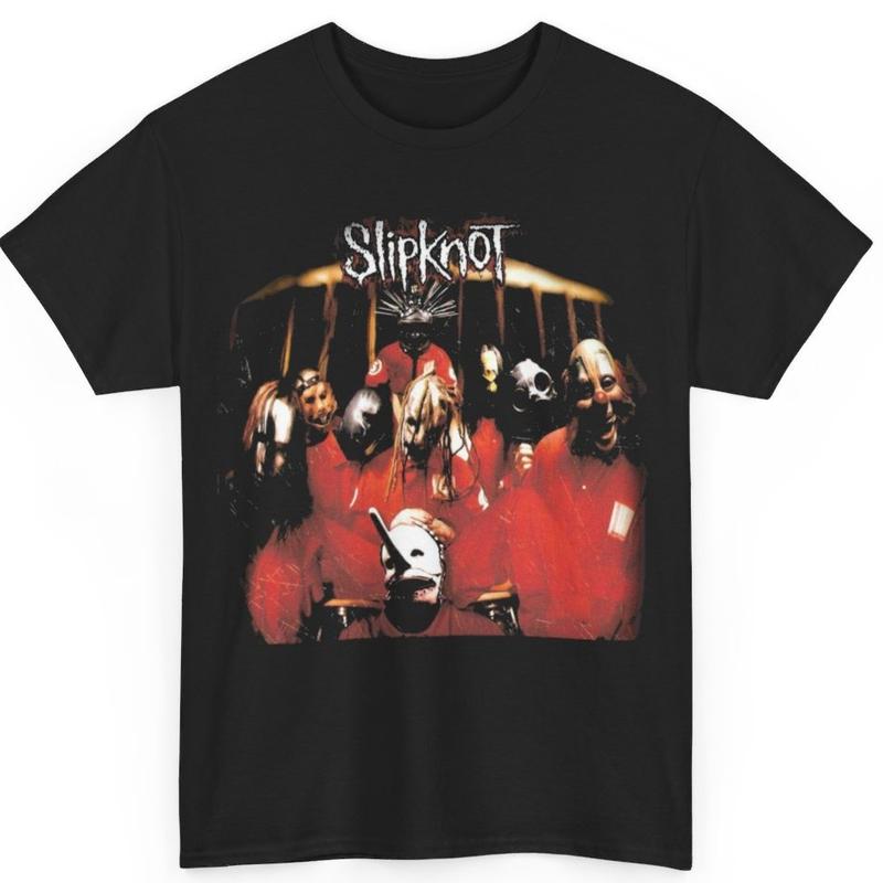 Slipknot Self Titled Album Cover Unisex T-Shirt Cotton Tshirt