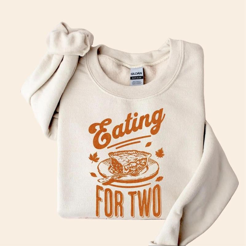 Eating for Two Pregnancy Announcement Shirt, Pregnancy Reveal, New Dad Gift, Matching Sweatshirts, Congratulations Pregnancy Gift