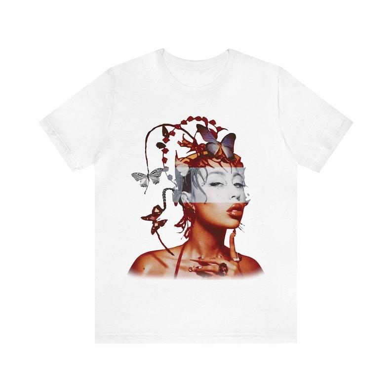 Kali Uchis Shirt, Red Moon in Venus Shirt, R&B Shirt, Latin Music, Y2K Style