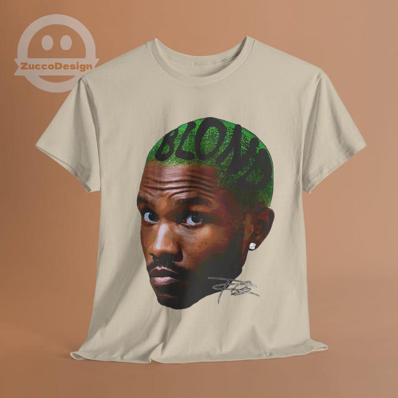 Frank Ocean Face T-shirt - Graphic Tees, Frank Ocean Album, Frank Hoodie, Blonded, Blond, Nostalgia, 90s vintage, Music Gift, Streetwear - Tshirt