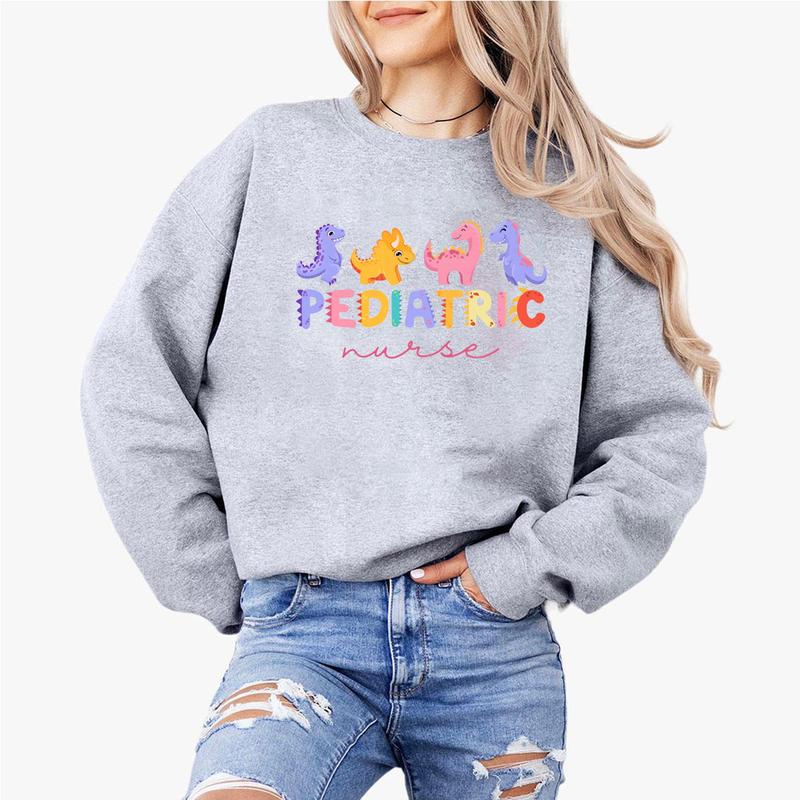 Pediatrics Sweatshirt, Pediatrics Dinosaurs Shirt, PEDS Sweatshirt, Peds Nurse Shirt, Cute Peds Crewneck, Pediatric Nurse Gift, Pediatric Gift, Unisex