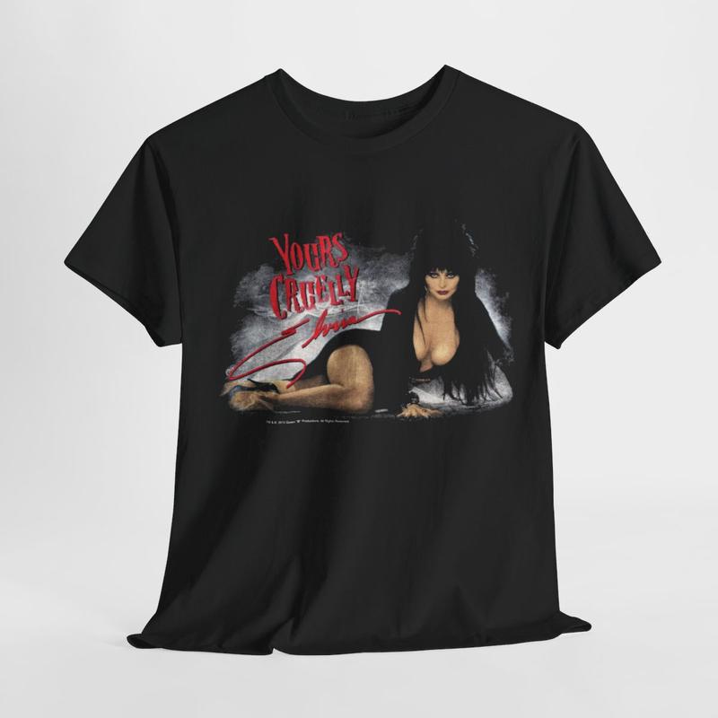 Elvira Mistress Shirt Your Cruelly basic style Medium Tshirt Cotton Streetwear