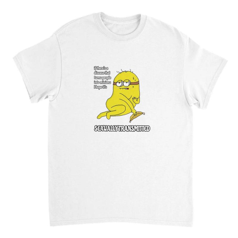 Sexually Transmitted Minions Parody Meme Heavyweight Unisex Crewneck T-Shirt