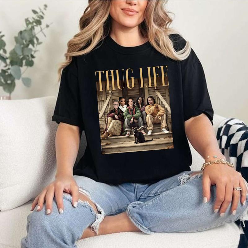 Thug Life Kamala Shirt, New Version Vote Shirt, Jasmine Thug Life Tee, Women Rights Shirt, Vote Blue
