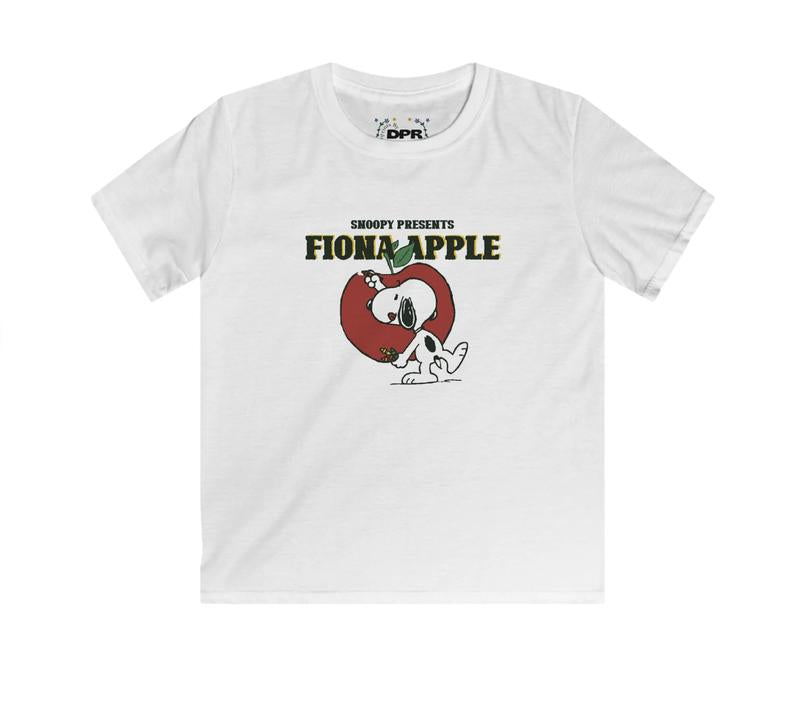 F is for Fiona Baby Tee - Fiona Apple 1990s Inspired Crop Top - Cute Stylish Short Length Cropped Tee - Summer Shirt - 90s Singer Musician