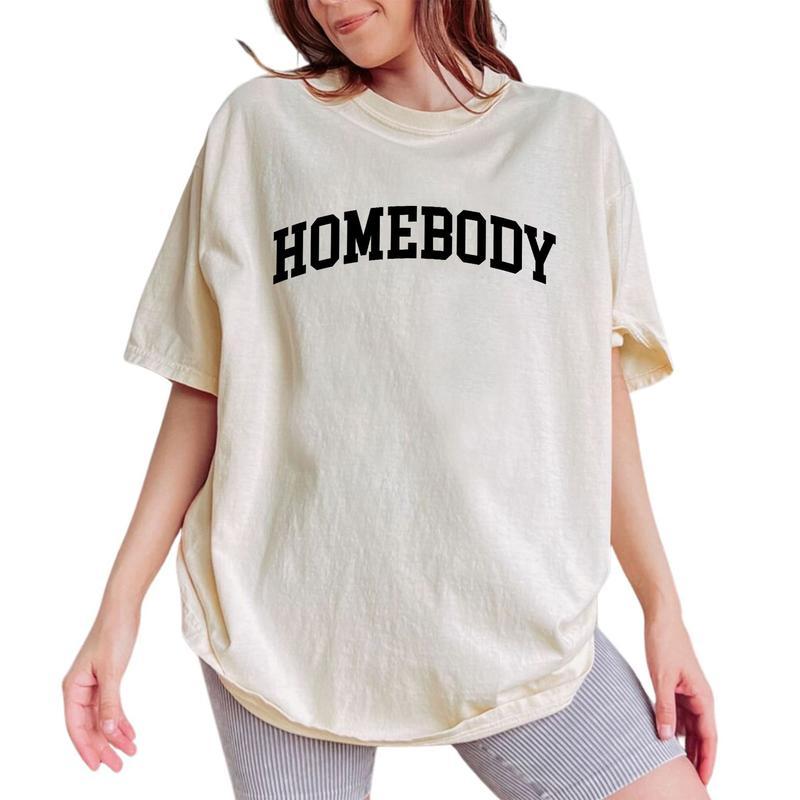 Homebody Vintage Tee, The Homebody Club Graphic Tee Women, Work From Home Lover Shirts, Stay At Home Lover Shirts For Women, Funny Women Outfits, Unis