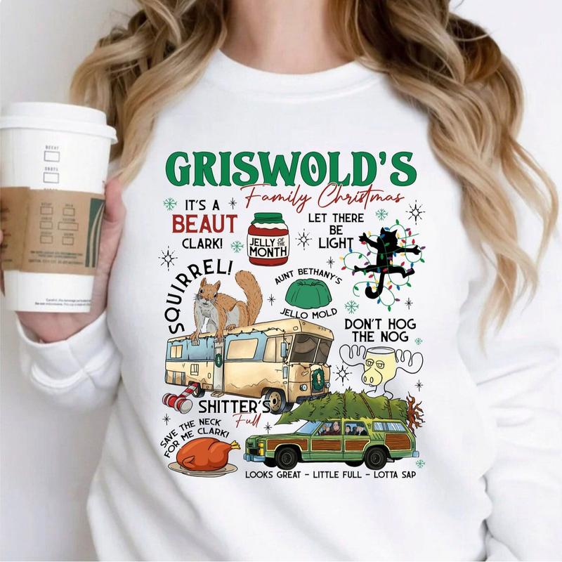 Griswold Christmas sweatshirt, griswold co sweater, Christmas tree farm shirt, family vacation game, national lampoon's christmas vacation Sweaters Co