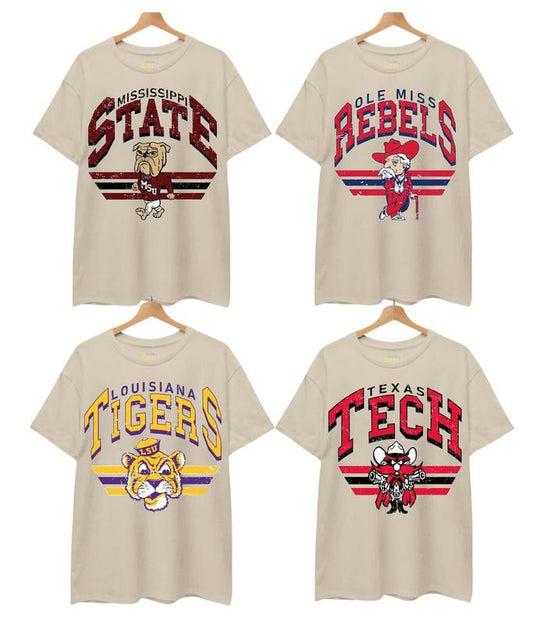 Vintage College NCAA T-shirt, Vintage T-shirt All Teams NCAA, Classic Sport T-shirt, Gifts For Sport, Cotton, For WoMen, For Men