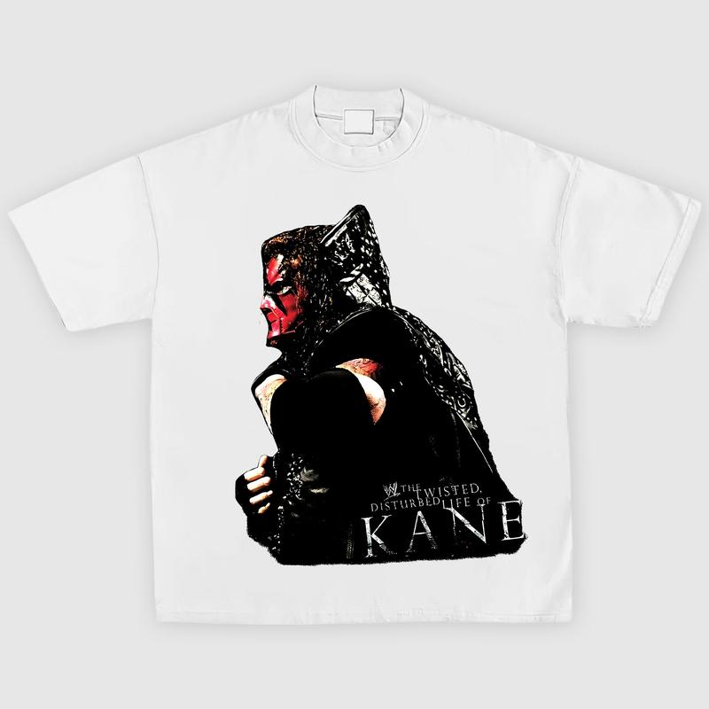 KANE V2 TEE, Wrestling Tee, WWE Tee, Wrestling Gift, Sports Shirt, Workout T-shirt, Gift for Him Hoodie Sweatshirt Menswear Streetwear