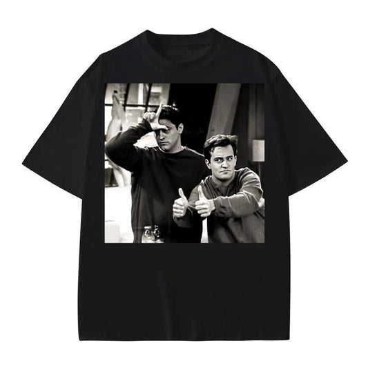 Chandler Bing Retro Friends Trendy Shirt Menswear Top