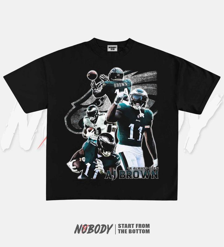 AJ BROWN GRAPHIC TEE  VINTAGE TEE GRAPHIC T-SHIRT SWEATSHIRT HOODIE  SPORT TEE -  GIFT FOR FAN 1.1