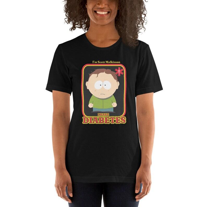 Scott Malkinson I Have Diabetes T-Shirt  South Park Shirt  Pop Culture Tee  Medical Alert