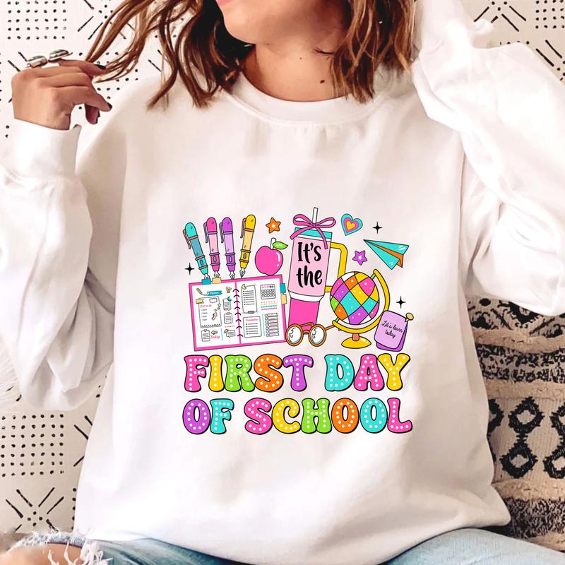 Happy First Day Of School Shirt, Teacher Gift, First Day of School Shirt, Back To School Shirt, 1st Day of School Shirt, Gift For Teacher, Teacher App