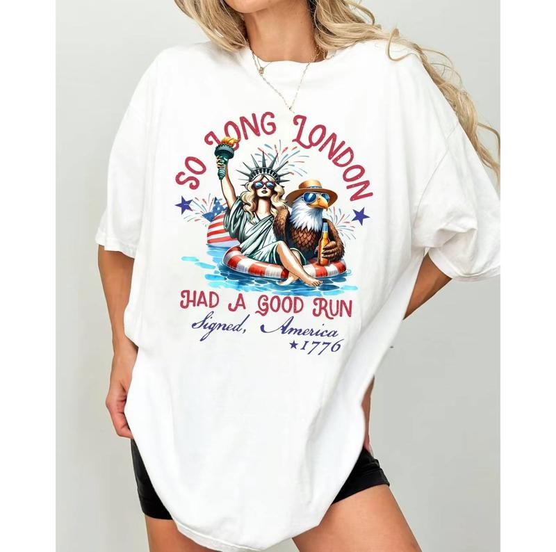 So Long London 4th of July, ie Fangirl, Gift For Her, Fourth Of July Shirt