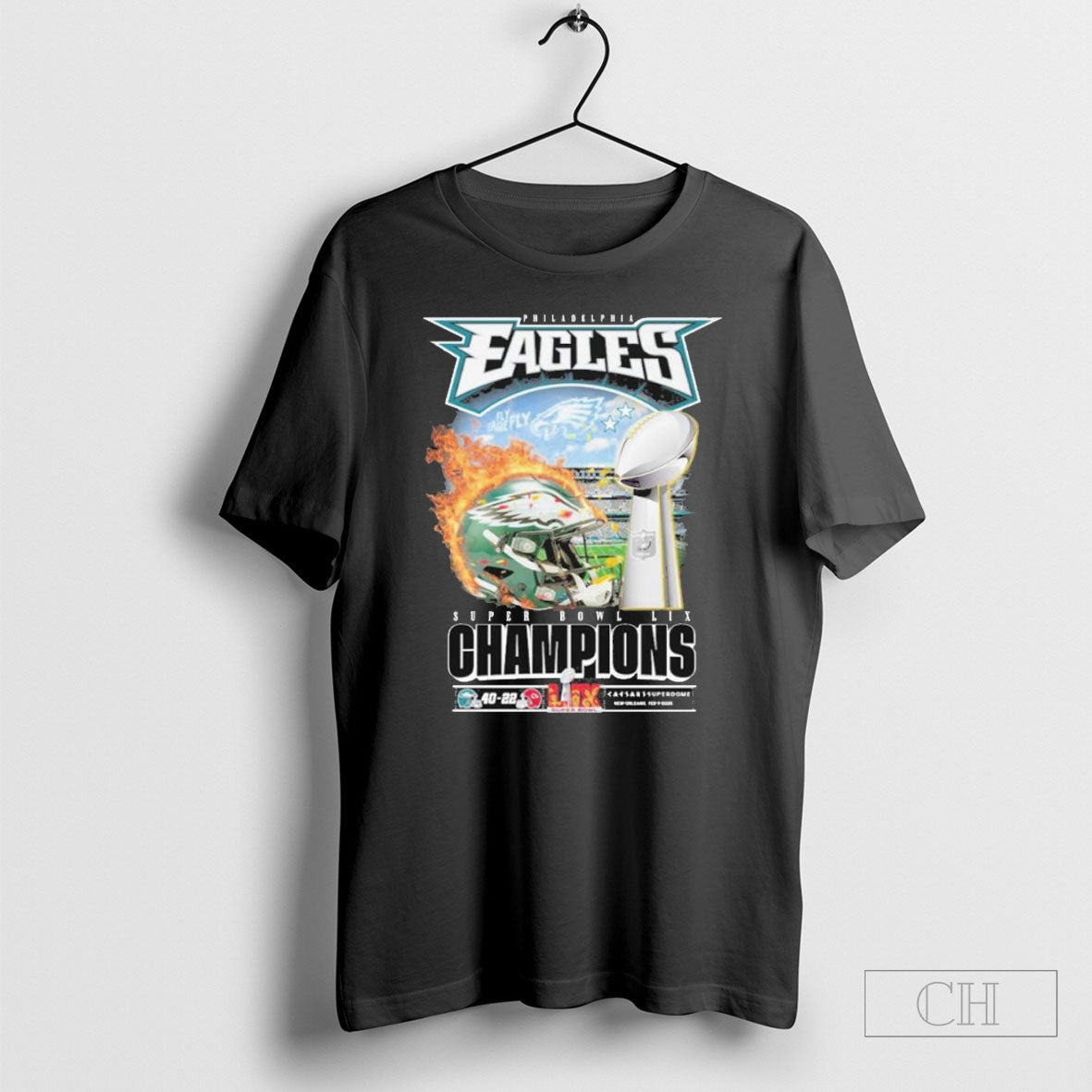 Philadelphia Eagles Super Bowl Lix Champions Beat Chiefs 40 22 Shirt