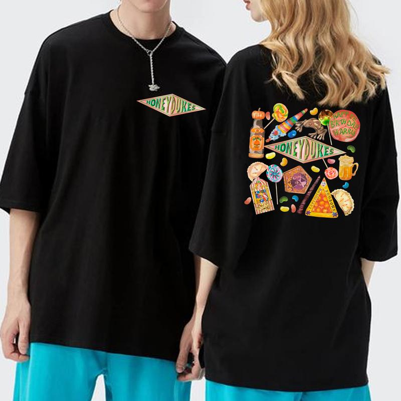 HP HoneyDukxs 2 Sides Wizard Sweatshirt Hoodie Shirt, gift for fan Cotton Fit Womenswear