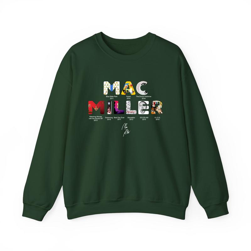 Mac Miller Albums Sweatshirt, Mac Miller Forever, I Miss Mac Miller, Gift For Fan