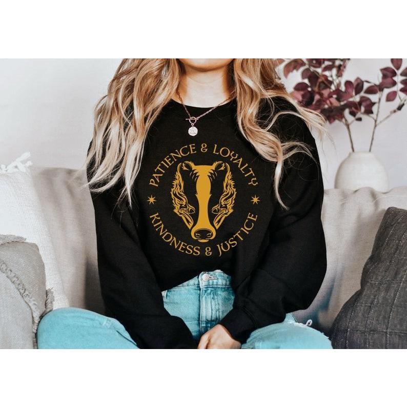 Wizard House Sweatshirt, HP Sweater, Family Vacation Shirts, Wizard School House Shirt, Pottery Gift, Reading Shirt, Bookworm Gift