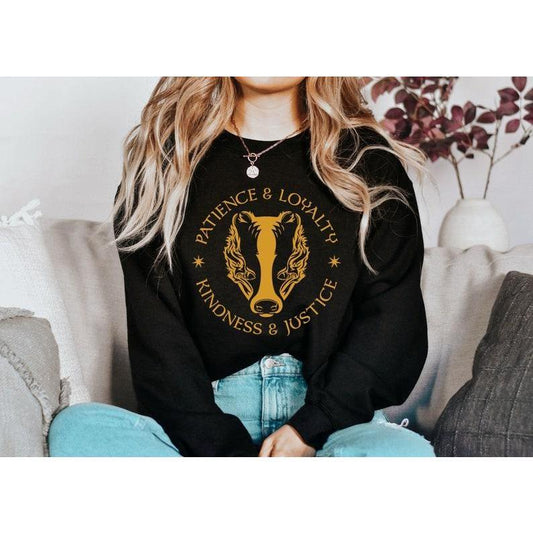 Wizard House Sweatshirt, HP Sweater, Family Vacation Shirts, Wizard School House Shirt, Pottery Gift, Reading Shirt, Bookworm Gift