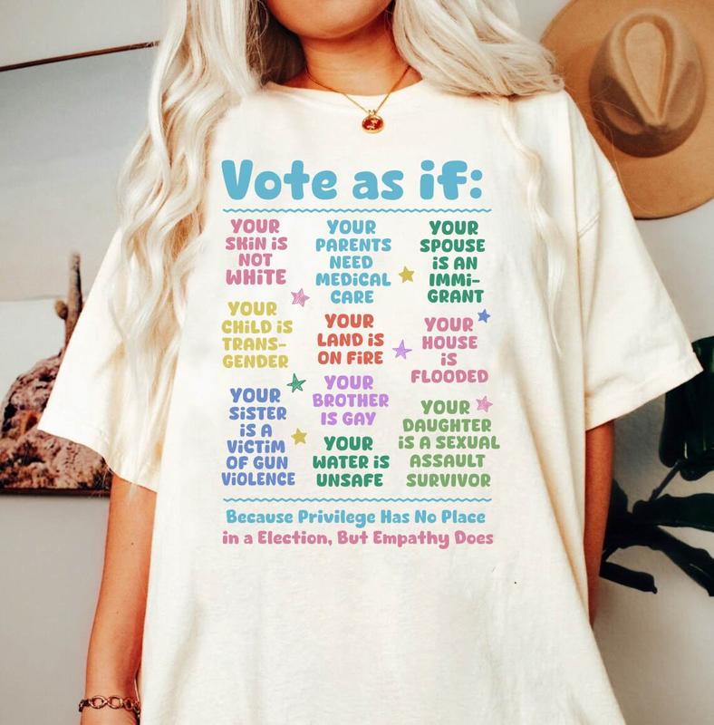 Vote As If Shirt, Human Rights Tee, Lgbt Rights Shirt, Womens Rights, Vote Gift, Equality, Pro Choice Tshirt, Lgbtq Pride Tee, Gay Pride, Unisex T-Shi