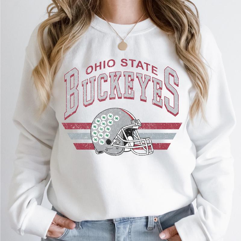 Ohio State Buckeyes Vintage Football NCAA Sweatshirt, Vintage Ohio State University Sweatshirt, Unisex Vintage Sweatshirt NCAA, Classic Sport Sweatshi