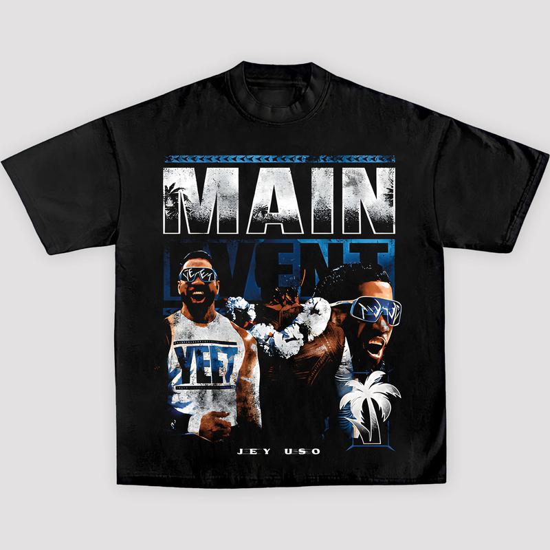 JEY USO TEE Wrestling Tee, Wrestler Shirt, WWE Shirt, WWE Merch, MMA Shirt, Sports T-shirt, Wrestling Gift, WWE Collection Hoodie Sweatshirts