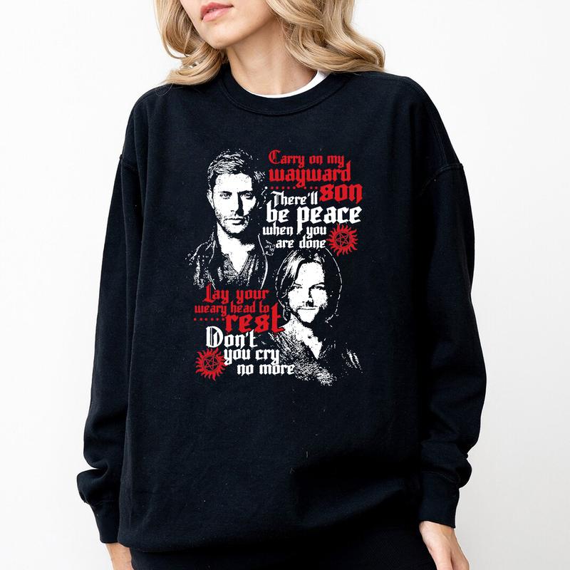 Supernatural Shirt, Supernatural Dean Sam T Shirt, Gift For Woman and Man Unisex T-Shirt Sweatshirt Hoodie