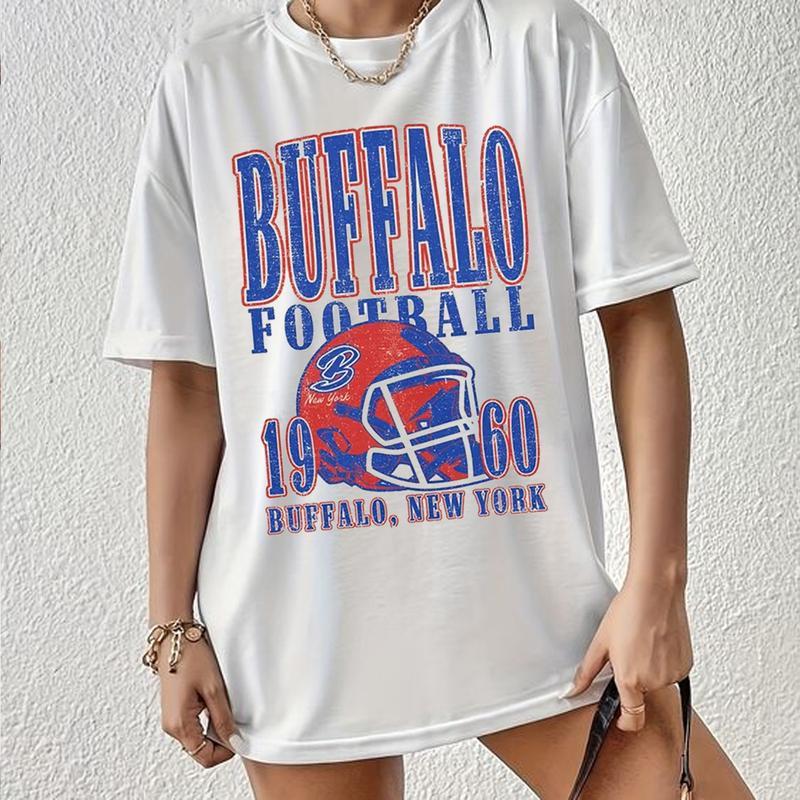 Vintage 90s Buffal0 Football Tshirt, Vintage Ny 1960, Game Day Apparel, Retro Football Tee, Favorite Team Shirt, Sunday Game Day Clothes, Gifts For Me