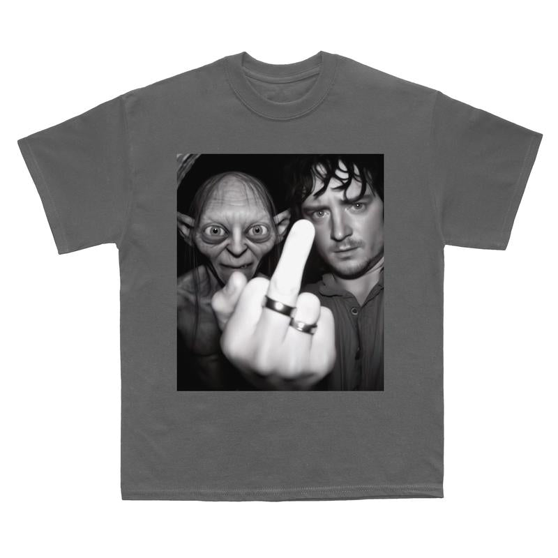 Gollum and Frodo Vintage T-Shirt, Lord of the Rings Graphic Tee, Meme Shirt, Retro Hobbit Movie Funny Shirt, Gift For Movies Lovers, Christmas Gifts