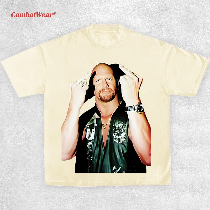 STONE COLD STEVE AUSTIN NEW TEE, Wrestling Tee, WWE Tee, Wrestling Gift, Sports Shirt, Workout T-shirt, Gift for Him Gift For Her Hoodie Sweatshirts