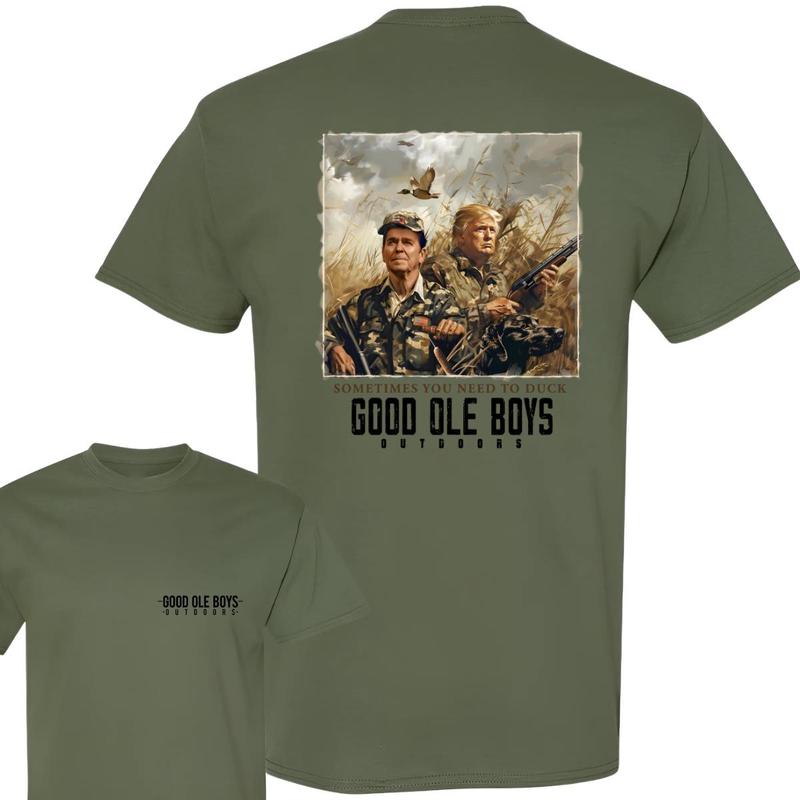 Good Ole Boy Hunter T-shirt - Featuring ' Sometimes You Need to Duck ' Design Outdoor , Perfect for Hunters and Nature Lovers