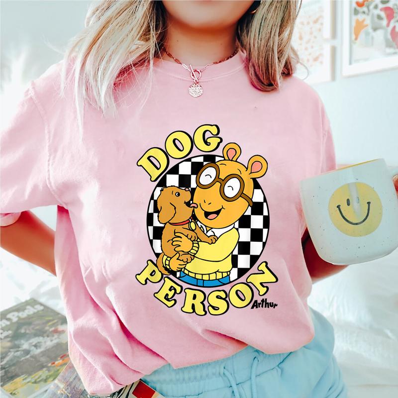 Arthur Dog Person T-Shirt, Arthur and Friends Shirt, Arthur Marc Brown, Arthur's Adventure Tee, Children's Character Affirmations Shirt, Teacher Chara