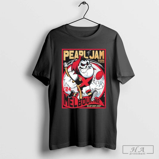 Pearl Jam Pixies Poster Melbourne, Australia November 18, 2024 Shirt
