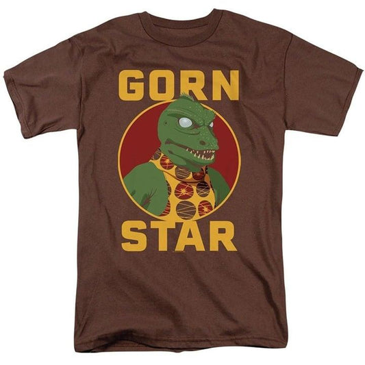 Star Trek Gorn Star Coffee T-Shirts All Sizes Cotton Fabric