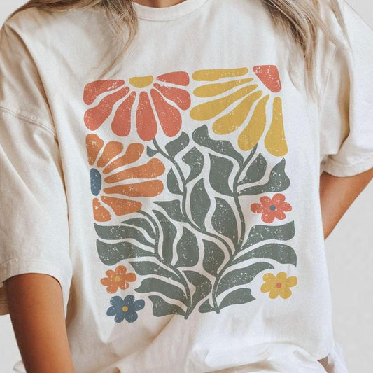 Flowers Shirt, Boho Wildflowers Shirt, Boho Flowers Shirts, Floral Nature Shirt, Flowers Lover Tee, Shirts for Women, Vinatage Floral Shirt, Gifts For